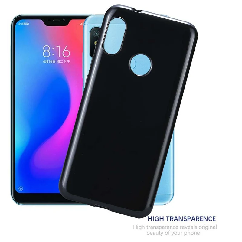 Cadorabo Hülle kompatibel mit Xiaomi Mi A2 LITE / RedMi 6 PRO Schutzhülle aus flexiblem TPU Silikon