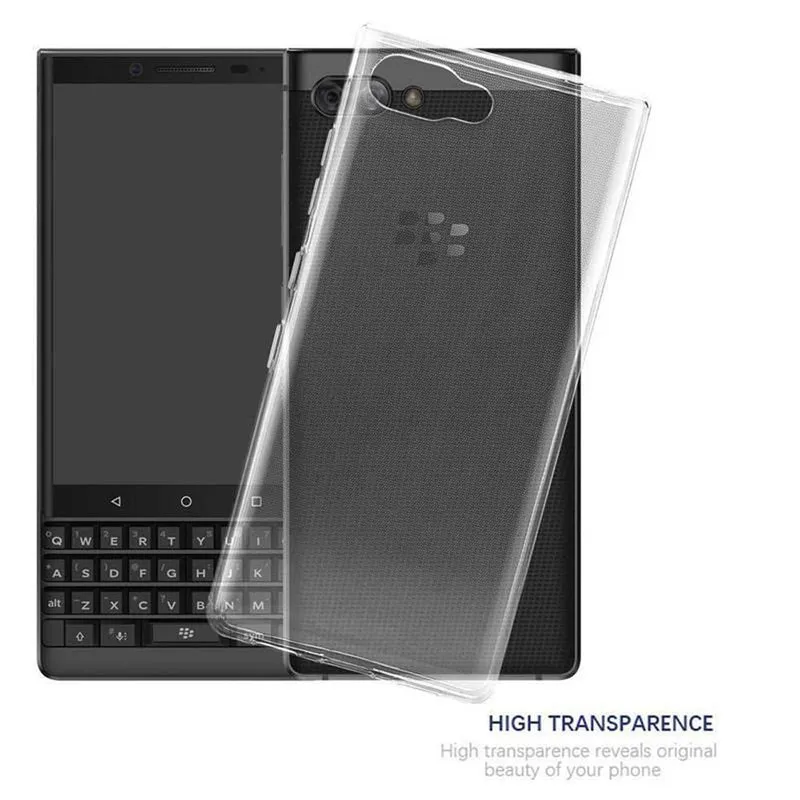 Cadorabo Hülle kompatibel mit Blackberry KEY 2 Schutzhülle aus flexiblem TPU Silikon