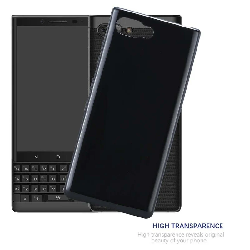 Cadorabo Hülle kompatibel mit Blackberry KEY 2 Schutzhülle aus flexiblem TPU Silikon