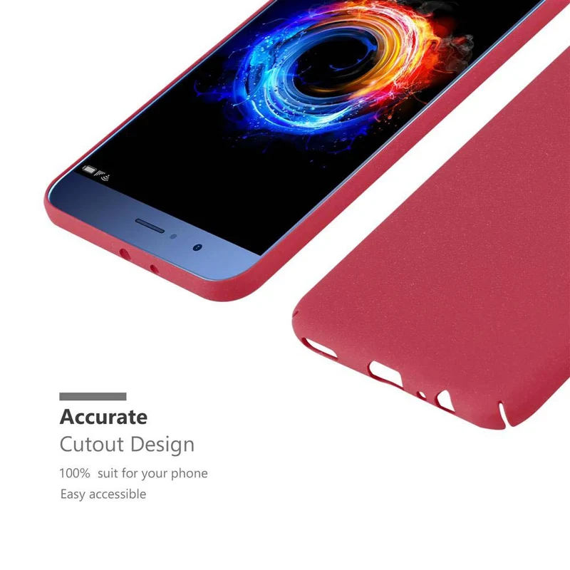 Cadorabo Hülle kompatibel mit Honor 8 PRO Hard Case Schutzhülle in Frosted Optik gegen Kratzer und Stöße