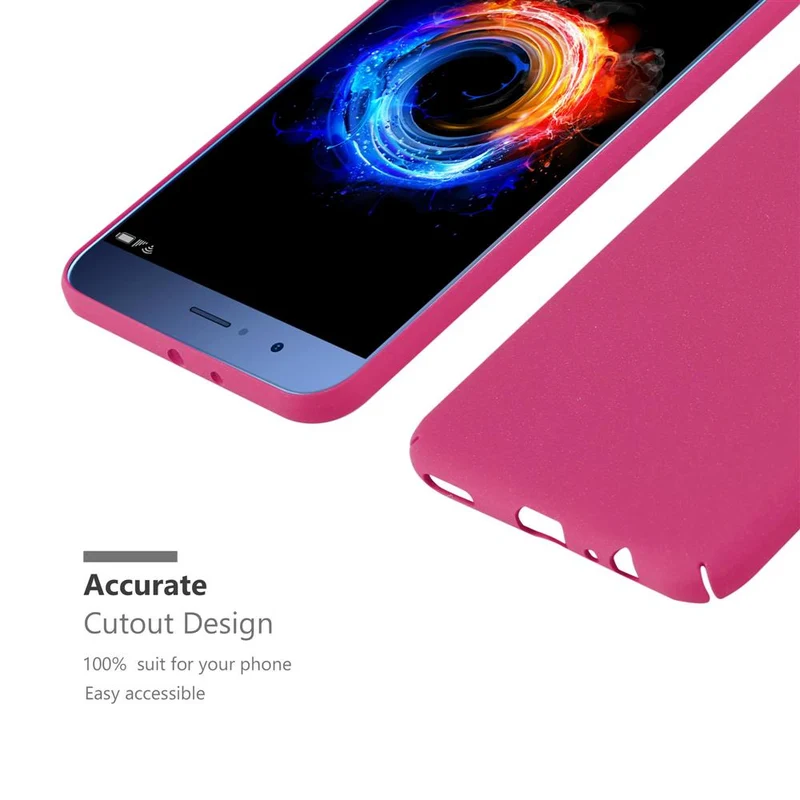 Cadorabo Hülle kompatibel mit Honor 8 PRO Hard Case Schutzhülle in Frosted Optik gegen Kratzer und Stöße