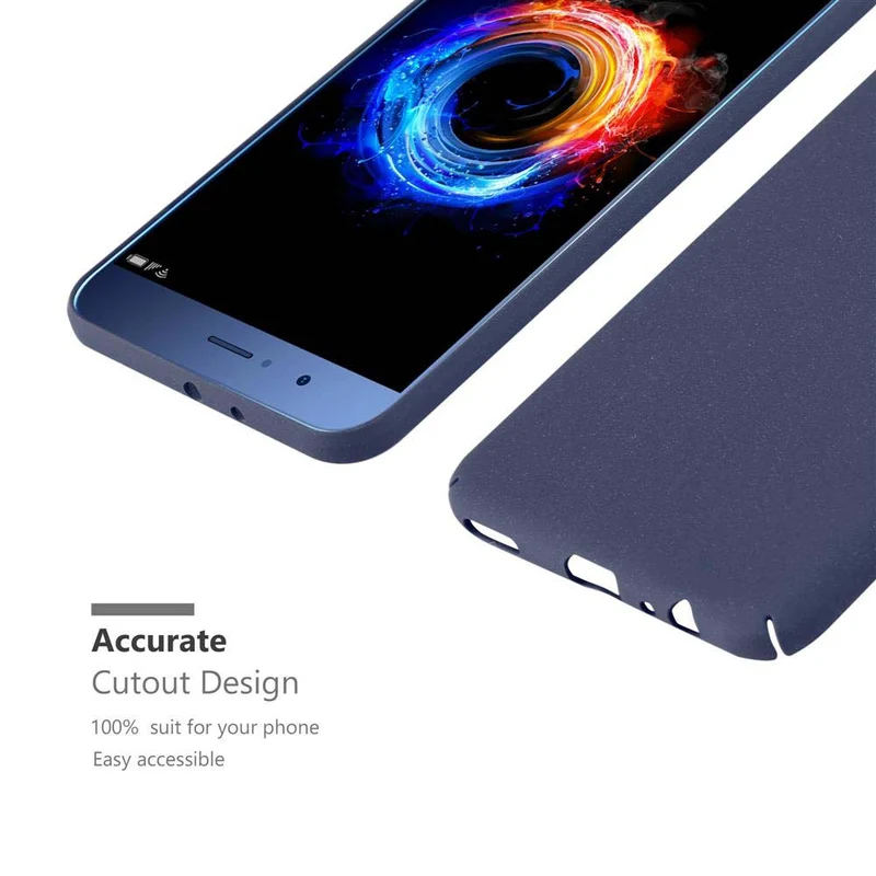 Cadorabo Hülle kompatibel mit Honor 8 PRO Hard Case Schutzhülle in Frosted Optik gegen Kratzer und Stöße