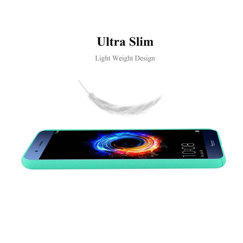 Cadorabo Hülle kompatibel mit Honor 8 PRO Hard Case Schutzhülle in Frosted Optik gegen Kratzer und Stöße