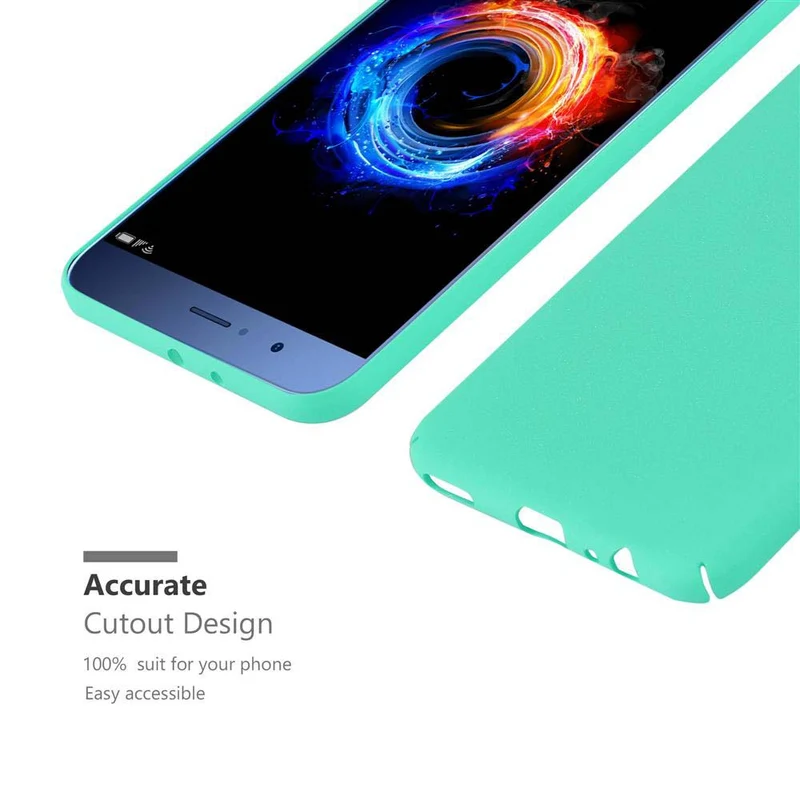 Cadorabo Hülle kompatibel mit Honor 8 PRO Hard Case Schutzhülle in Frosted Optik gegen Kratzer und Stöße
