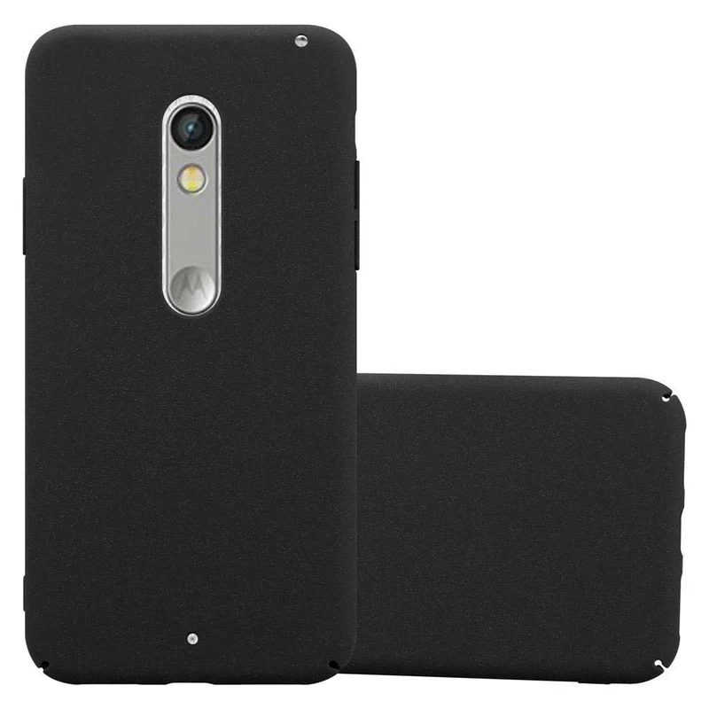 Cadorabo Hülle kompatibel mit Motorola MOTO X PLAY Hard Case Schutzhülle in Frosted Optik gegen Kratzer und Stöße