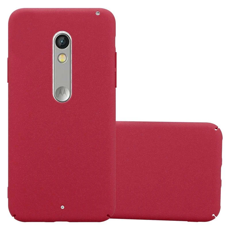 Cadorabo Hülle kompatibel mit Motorola MOTO X PLAY Hard Case Schutzhülle in Frosted Optik gegen Kratzer und Stöße