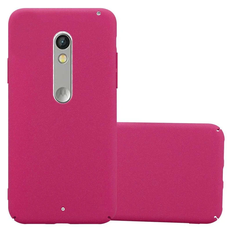 Cadorabo Hülle kompatibel mit Motorola MOTO X PLAY Hard Case Schutzhülle in Frosted Optik gegen Kratzer und Stöße