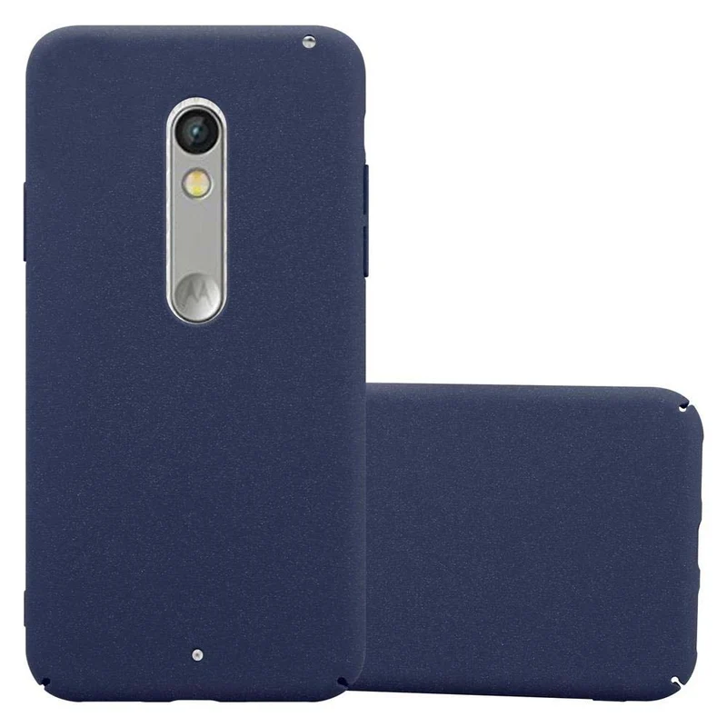 Cadorabo Hülle kompatibel mit Motorola MOTO X PLAY Hard Case Schutzhülle in Frosted Optik gegen Kratzer und Stöße