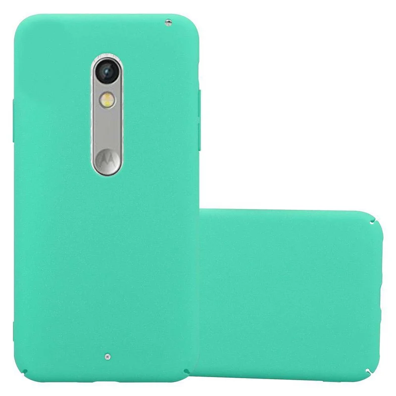 Cadorabo Hülle kompatibel mit Motorola MOTO X PLAY Hard Case Schutzhülle in Frosted Optik gegen Kratzer und Stöße