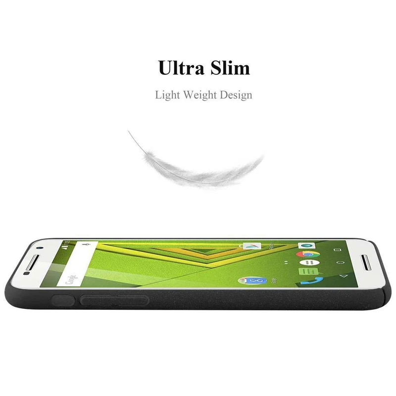 Cadorabo Hülle kompatibel mit Motorola MOTO X PLAY Hard Case Schutzhülle in Frosted Optik gegen Kratzer und Stöße