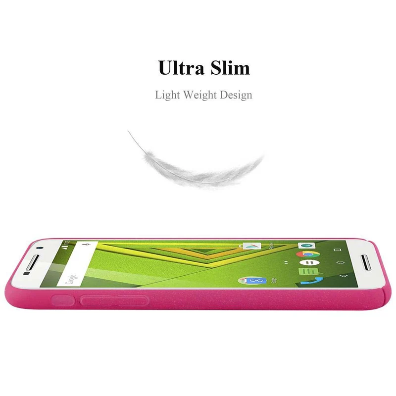 Cadorabo Hülle kompatibel mit Motorola MOTO X PLAY Hard Case Schutzhülle in Frosted Optik gegen Kratzer und Stöße