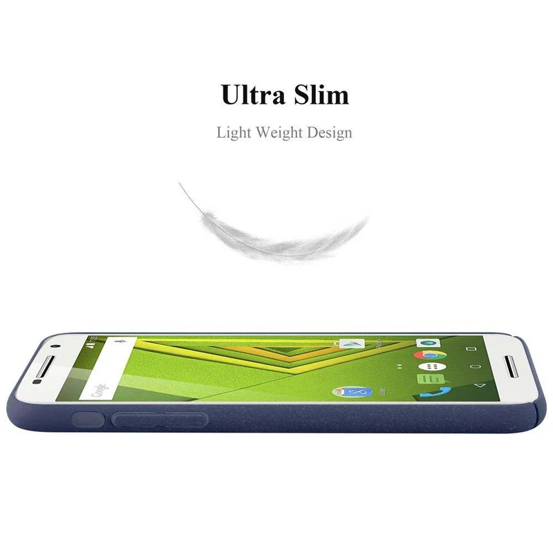 Cadorabo Hülle kompatibel mit Motorola MOTO X PLAY Hard Case Schutzhülle in Frosted Optik gegen Kratzer und Stöße