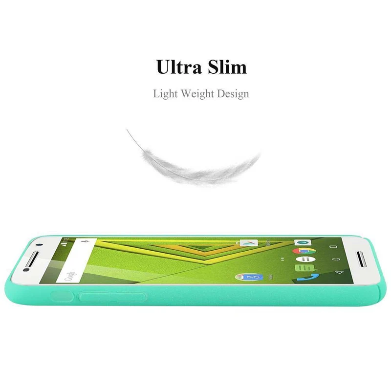 Cadorabo Hülle kompatibel mit Motorola MOTO X PLAY Hard Case Schutzhülle in Frosted Optik gegen Kratzer und Stöße