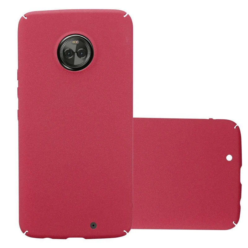 Cadorabo Hülle kompatibel mit Motorola MOTO X4 Hard Case Schutzhülle in Frosted Optik gegen Kratzer und Stöße