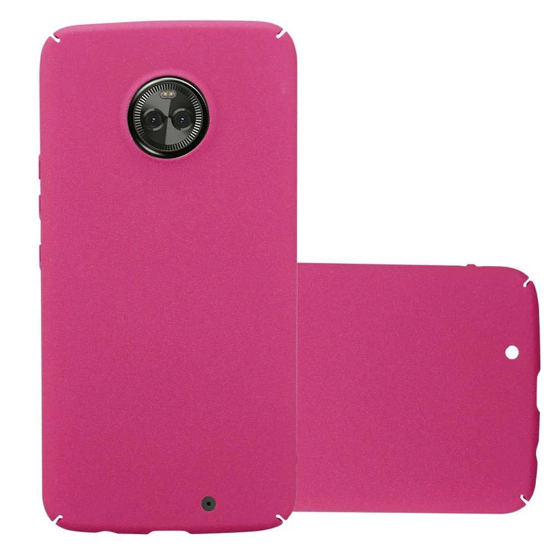 Cadorabo Hülle kompatibel mit Motorola MOTO X4 Hard Case Schutzhülle in Frosted Optik gegen Kratzer und Stöße