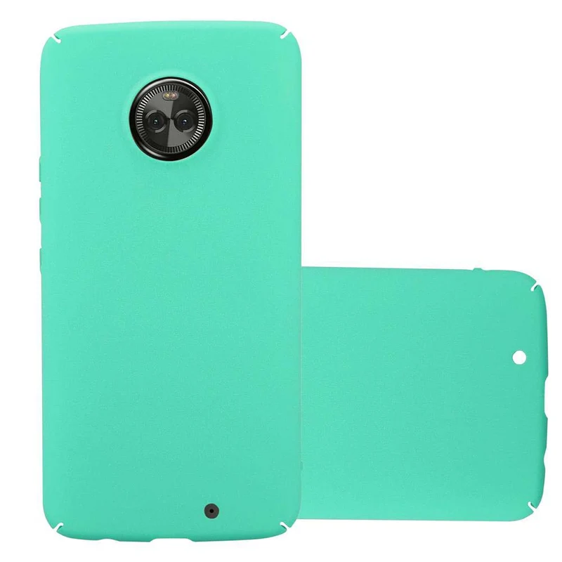 Cadorabo Hülle kompatibel mit Motorola MOTO X4 Hard Case Schutzhülle in Frosted Optik gegen Kratzer und Stöße