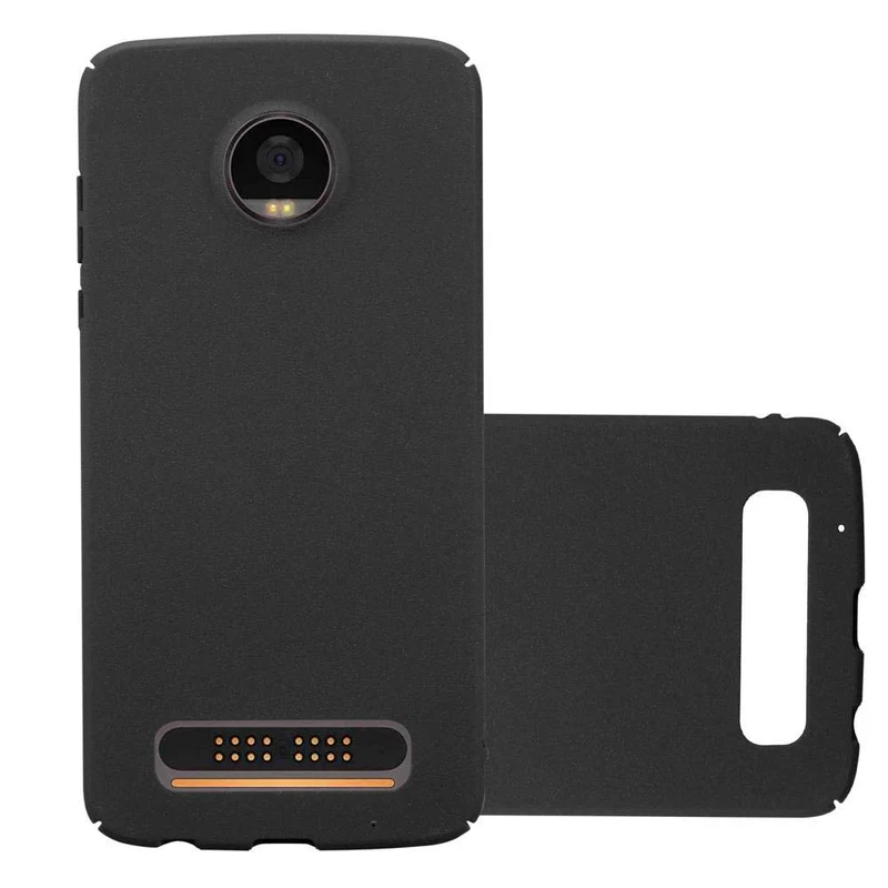Cadorabo Hülle kompatibel mit Motorola MOTO Z2 PLAY / Z2 FORCE Hard Case Schutzhülle in Frosted Optik gegen Kratzer und Stöße