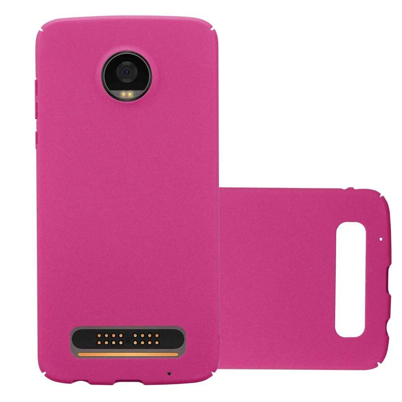 Cadorabo Hülle kompatibel mit Motorola MOTO Z2 PLAY / Z2 FORCE Hard Case Schutzhülle in Frosted Optik gegen Kratzer und Stöße