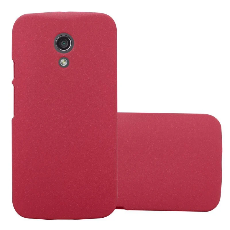 Cadorabo Hülle kompatibel mit Motorola MOTO Z2 Hard Case Schutzhülle in Frosted Optik gegen Kratzer und Stöße