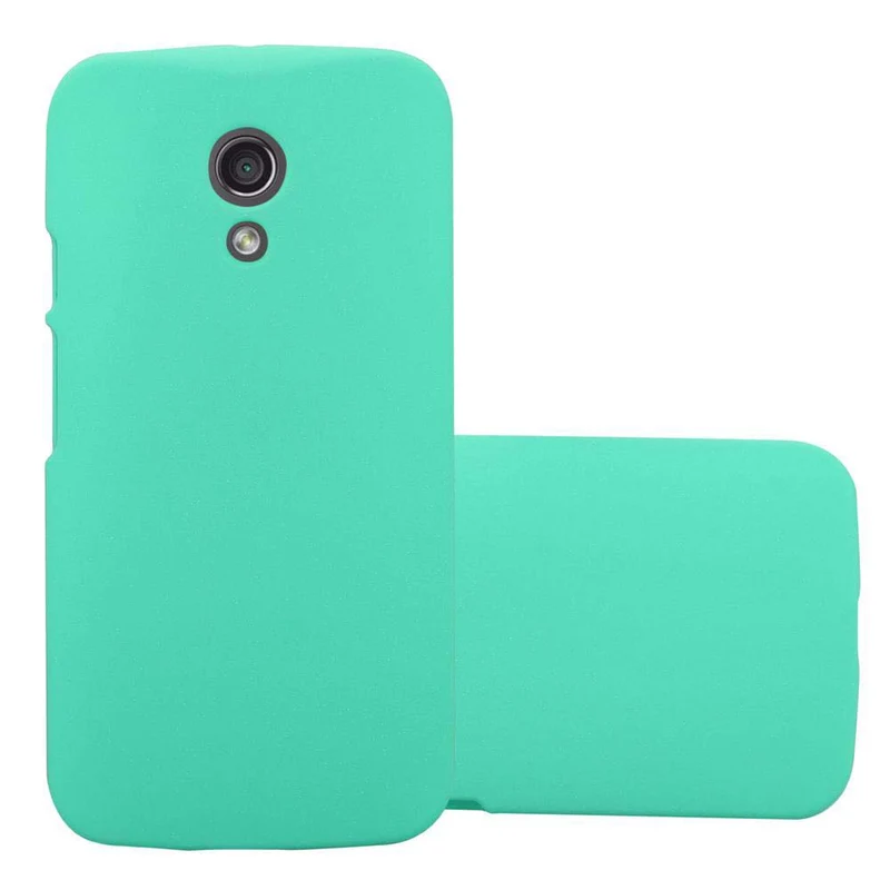 Cadorabo Hülle kompatibel mit Motorola MOTO Z2 Hard Case Schutzhülle in Frosted Optik gegen Kratzer und Stöße