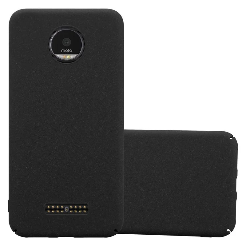 Cadorabo Hülle kompatibel mit Motorola MOTO Z Hard Case Schutzhülle in Frosted Optik gegen Kratzer und Stöße