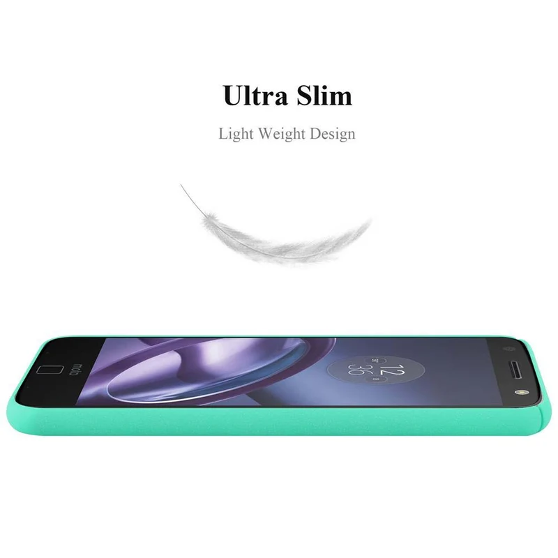Cadorabo Hülle kompatibel mit Motorola MOTO Z Hard Case Schutzhülle in Frosted Optik gegen Kratzer und Stöße