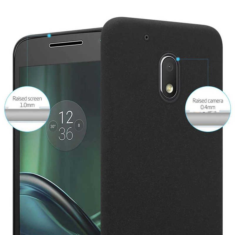 Cadorabo Hülle kompatibel mit Motorola MOTO Z PLAY Hard Case Schutzhülle in Frosted Optik gegen Kratzer und Stöße
