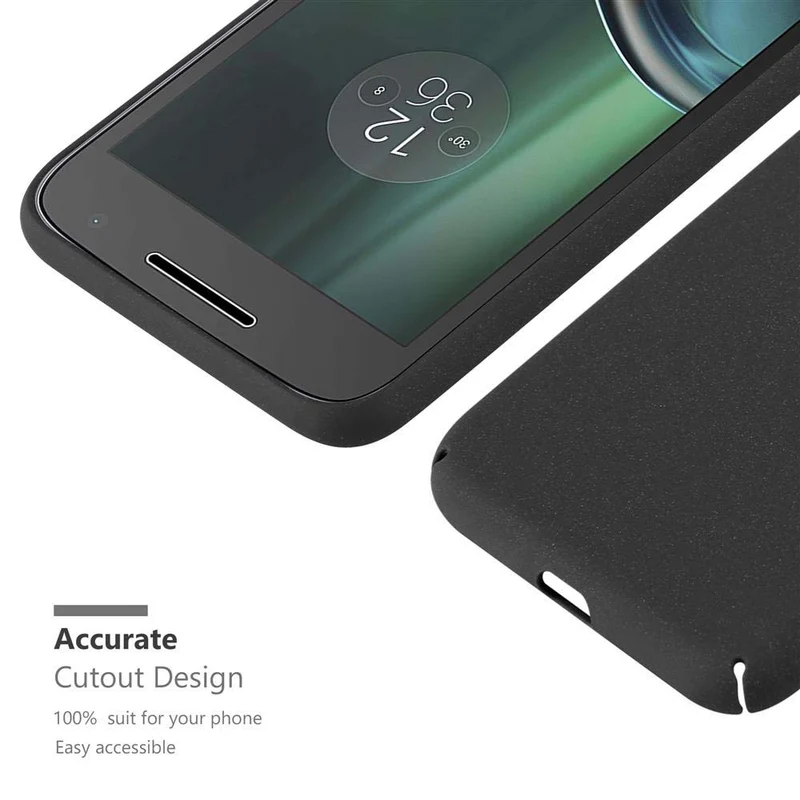 Cadorabo Hülle kompatibel mit Motorola MOTO Z PLAY Hard Case Schutzhülle in Frosted Optik gegen Kratzer und Stöße