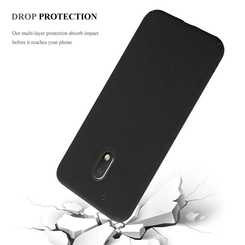Cadorabo Hülle kompatibel mit Motorola MOTO Z PLAY Hard Case Schutzhülle in Frosted Optik gegen Kratzer und Stöße