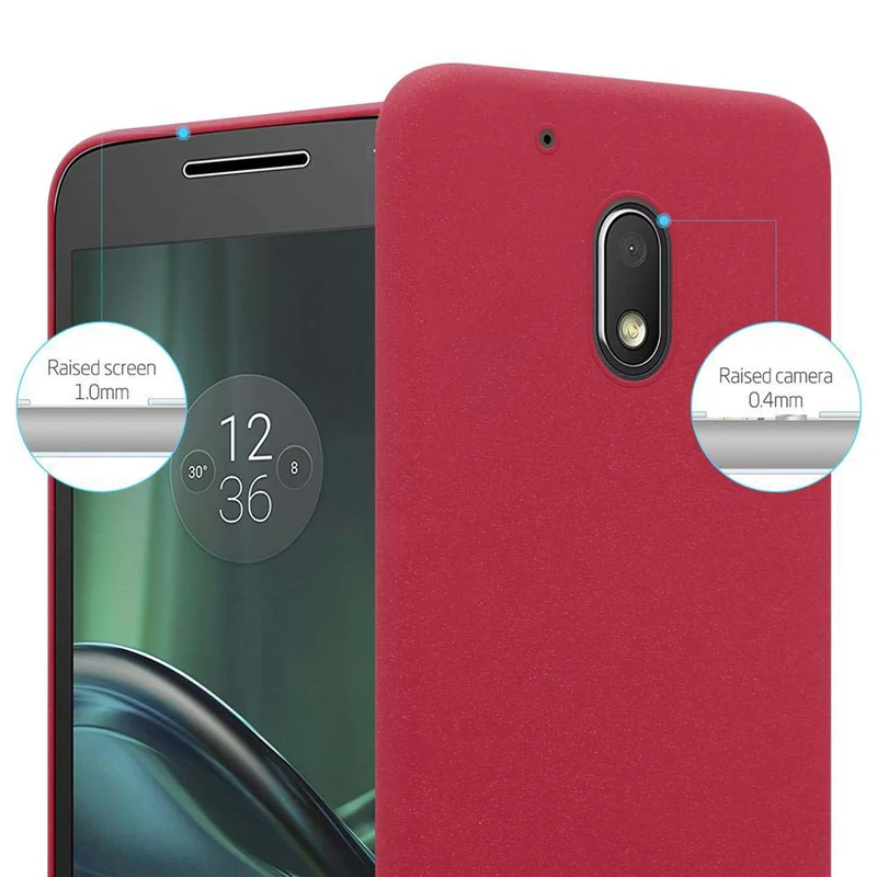 Cadorabo Hülle kompatibel mit Motorola MOTO Z PLAY Hard Case Schutzhülle in Frosted Optik gegen Kratzer und Stöße