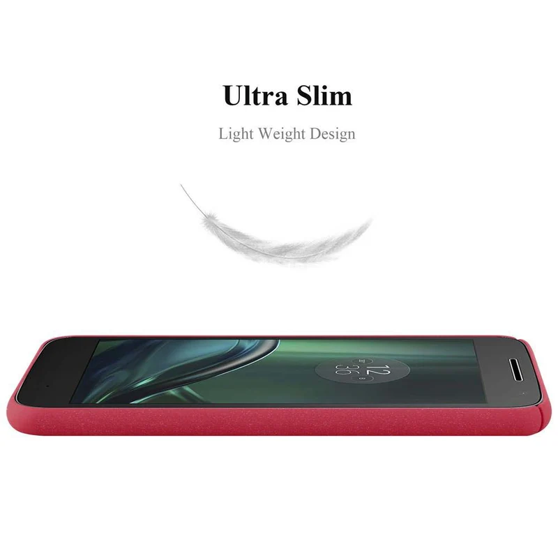 Cadorabo Hülle kompatibel mit Motorola MOTO Z PLAY Hard Case Schutzhülle in Frosted Optik gegen Kratzer und Stöße