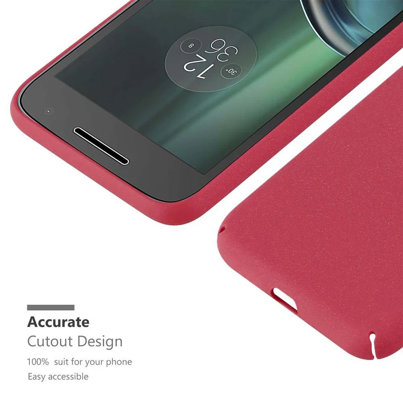 Cadorabo Hülle kompatibel mit Motorola MOTO Z PLAY Hard Case Schutzhülle in Frosted Optik gegen Kratzer und Stöße