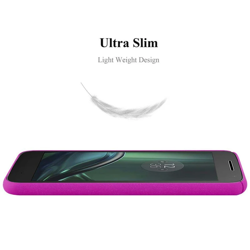 Cadorabo Hülle kompatibel mit Motorola MOTO Z PLAY Hard Case Schutzhülle in Frosted Optik gegen Kratzer und Stöße