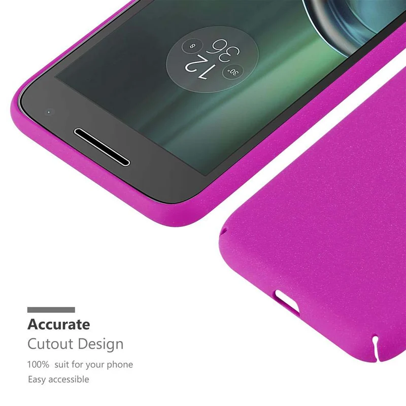 Cadorabo Hülle kompatibel mit Motorola MOTO Z PLAY Hard Case Schutzhülle in Frosted Optik gegen Kratzer und Stöße