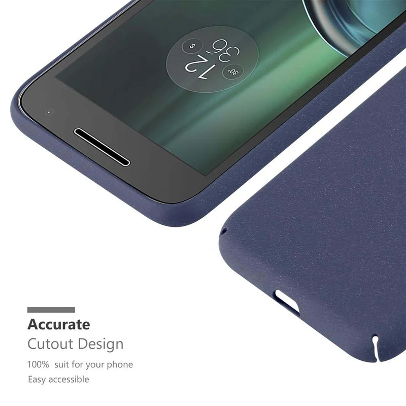 Cadorabo Hülle kompatibel mit Motorola MOTO Z PLAY Hard Case Schutzhülle in Frosted Optik gegen Kratzer und Stöße
