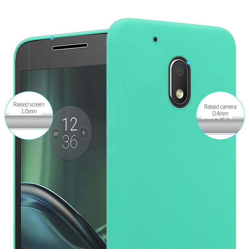 Cadorabo Hülle kompatibel mit Motorola MOTO Z PLAY Hard Case Schutzhülle in Frosted Optik gegen Kratzer und Stöße