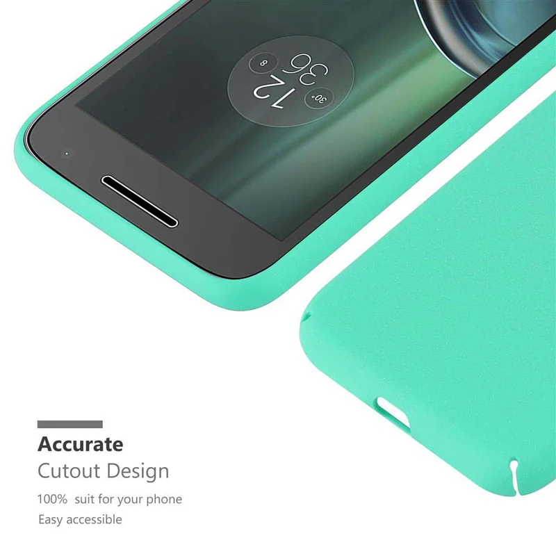 Cadorabo Hülle kompatibel mit Motorola MOTO Z PLAY Hard Case Schutzhülle in Frosted Optik gegen Kratzer und Stöße