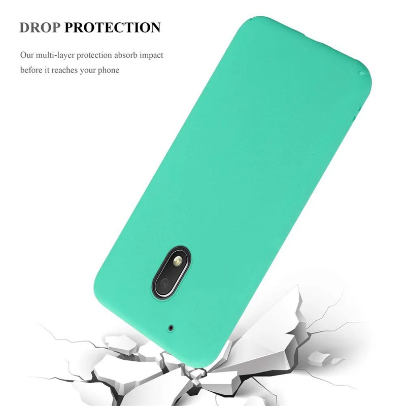 Cadorabo Hülle kompatibel mit Motorola MOTO Z PLAY Hard Case Schutzhülle in Frosted Optik gegen Kratzer und Stöße