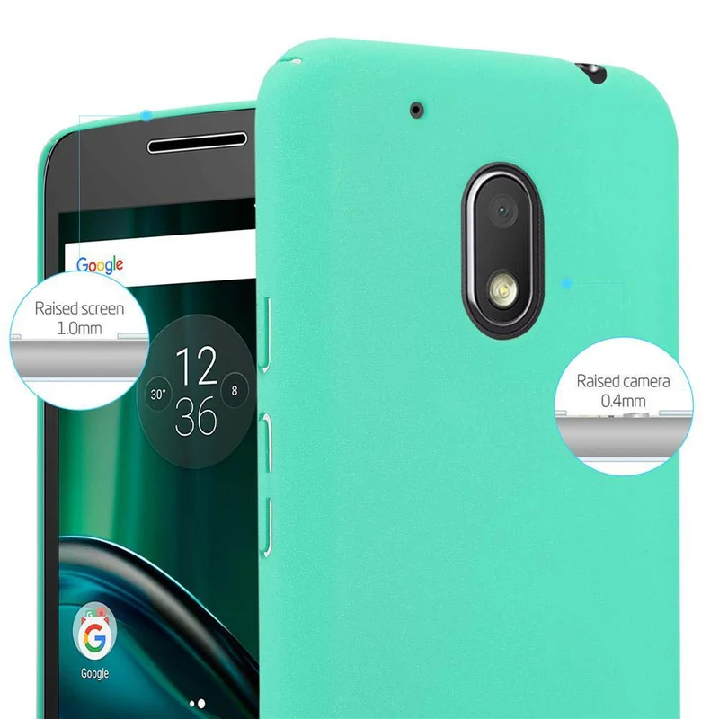 Cadorabo Hülle kompatibel mit Motorola MOTO G4 PLAY Hard Case Schutzhülle in Frosted Optik gegen Kratzer und Stöße