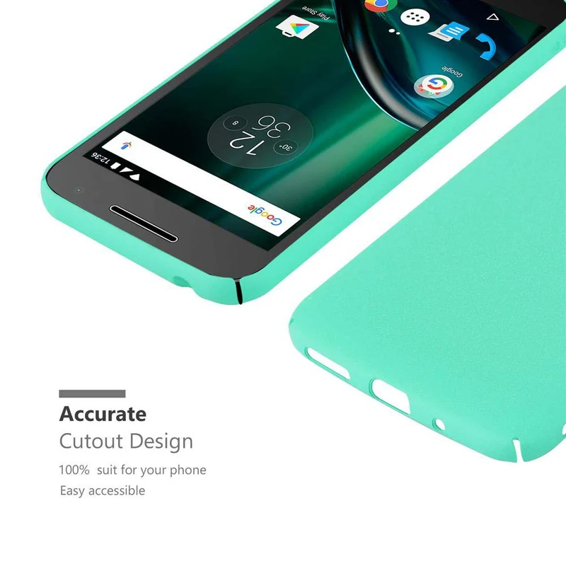 Cadorabo Hülle kompatibel mit Motorola MOTO G4 PLAY Hard Case Schutzhülle in Frosted Optik gegen Kratzer und Stöße
