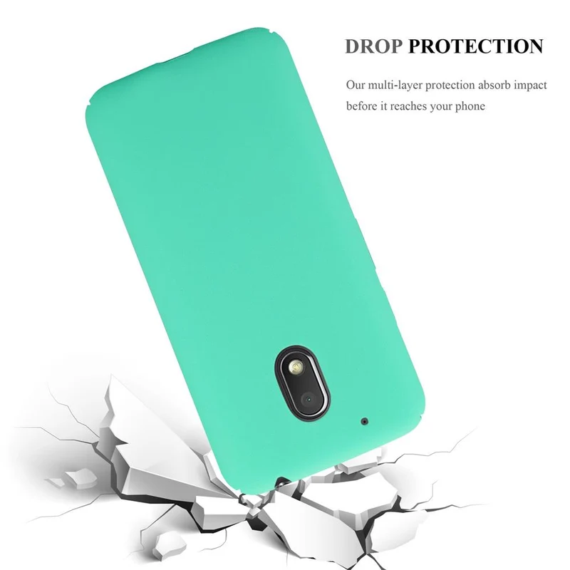 Cadorabo Hülle kompatibel mit Motorola MOTO G4 PLAY Hard Case Schutzhülle in Frosted Optik gegen Kratzer und Stöße