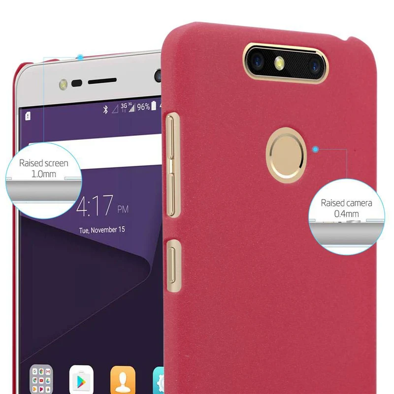 Cadorabo Hülle kompatibel mit ZTE Blade V8 MINI Hard Case Schutzhülle in Frosted Optik gegen Kratzer und Stöße