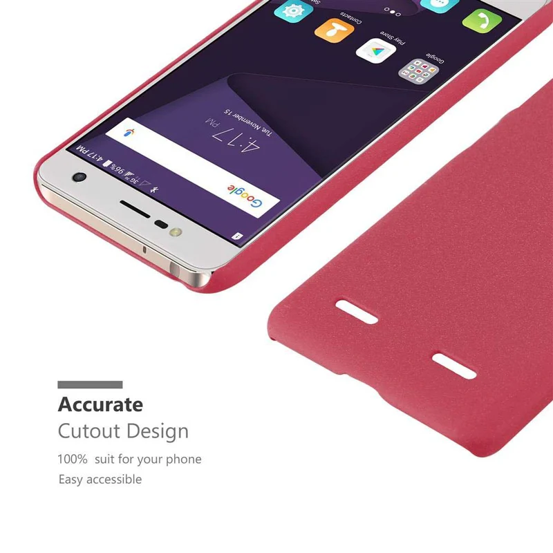 Cadorabo Hülle kompatibel mit ZTE Blade V8 MINI Hard Case Schutzhülle in Frosted Optik gegen Kratzer und Stöße