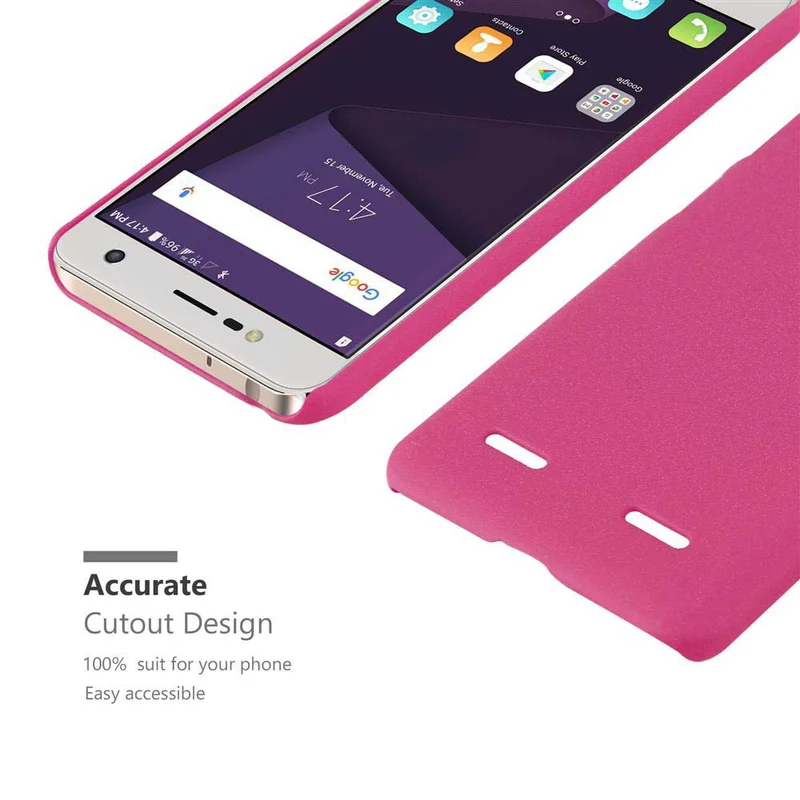 Cadorabo Hülle kompatibel mit ZTE Blade V8 MINI Hard Case Schutzhülle in Frosted Optik gegen Kratzer und Stöße