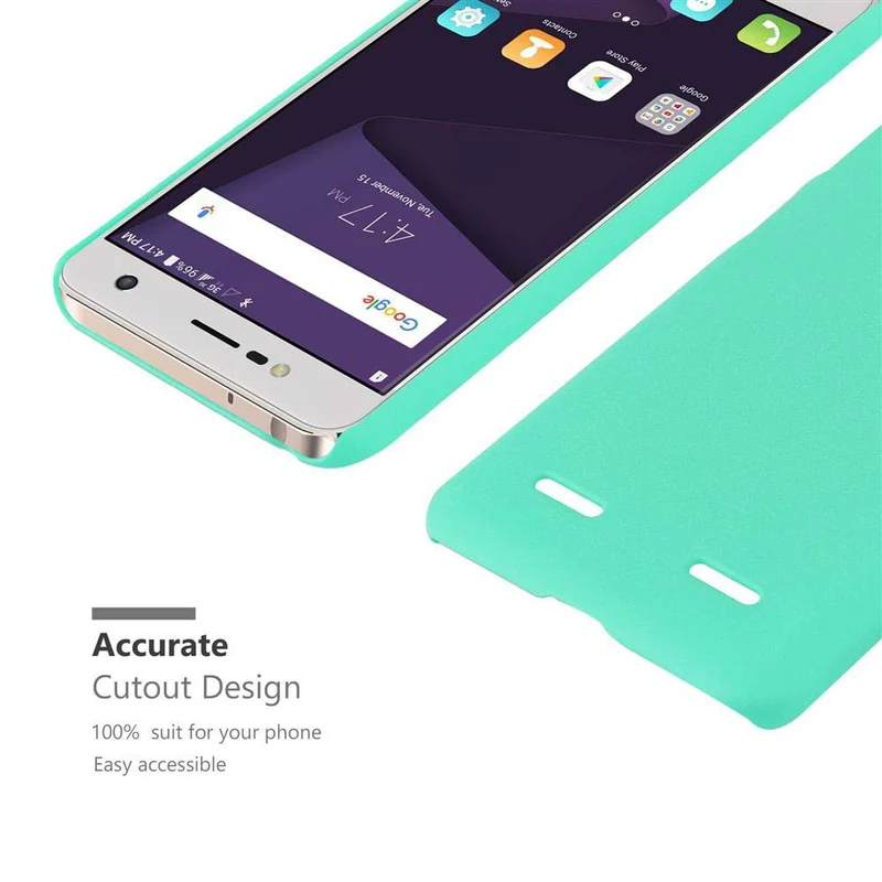 Cadorabo Hülle kompatibel mit ZTE Blade V8 MINI Hard Case Schutzhülle in Frosted Optik gegen Kratzer und Stöße