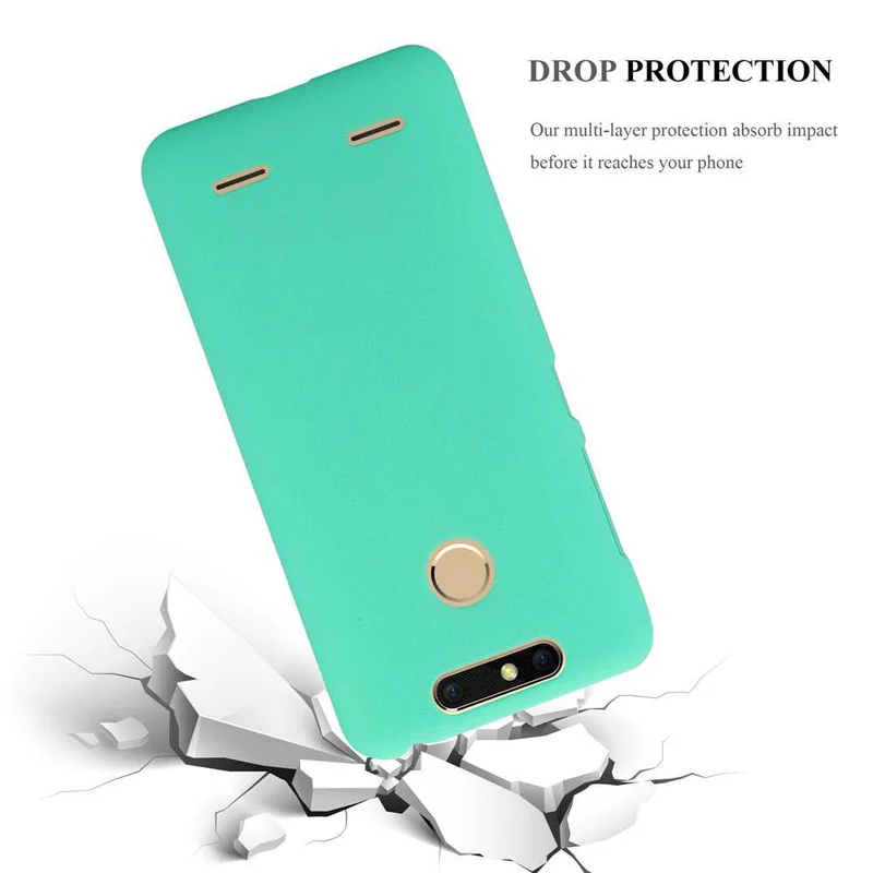 Cadorabo Hülle kompatibel mit ZTE Blade V8 MINI Hard Case Schutzhülle in Frosted Optik gegen Kratzer und Stöße