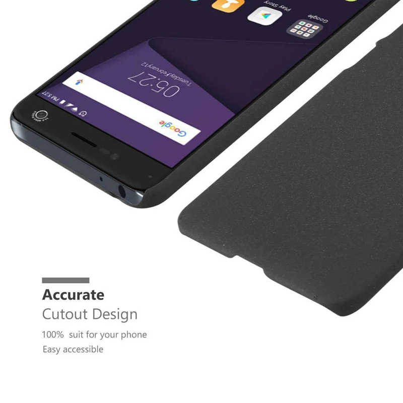 Cadorabo Hülle kompatibel mit ZTE Blade V8 Hard Case Schutzhülle in Frosted Optik gegen Kratzer und Stöße