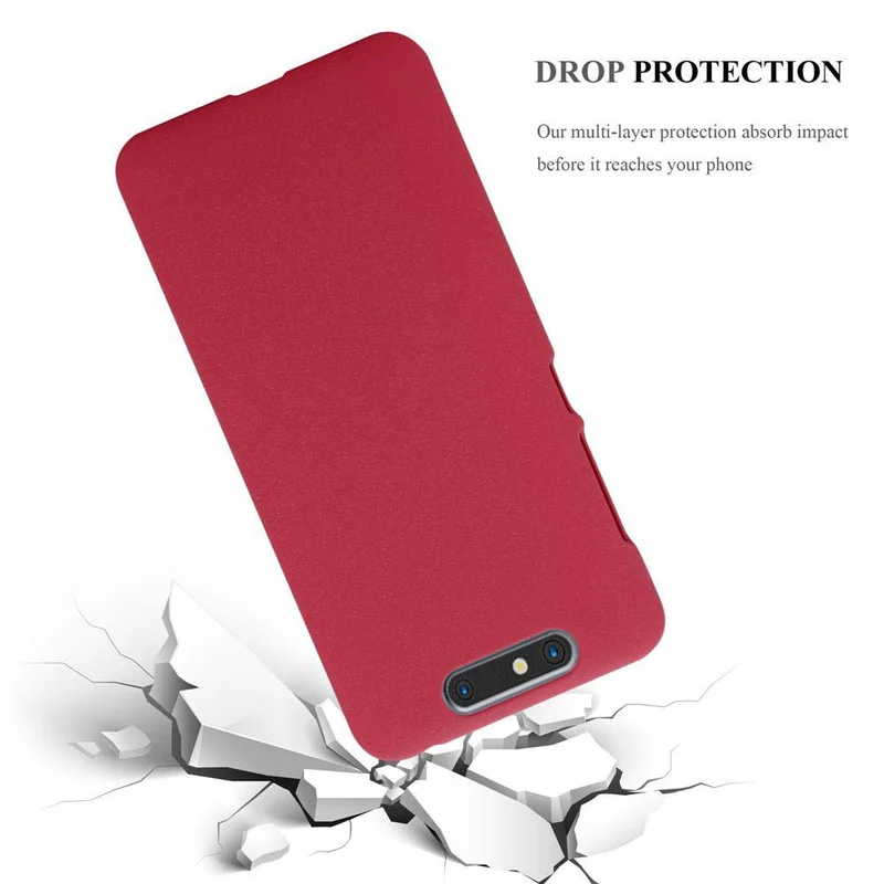 Cadorabo Hülle kompatibel mit ZTE Blade V8 Hard Case Schutzhülle in Frosted Optik gegen Kratzer und Stöße