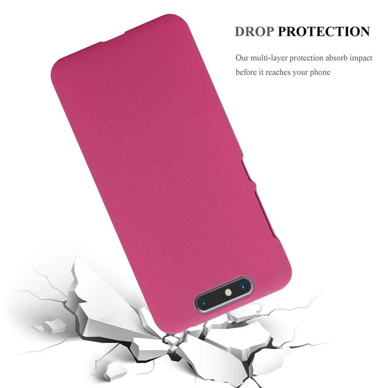Cadorabo Hülle kompatibel mit ZTE Blade V8 Hard Case Schutzhülle in Frosted Optik gegen Kratzer und Stöße