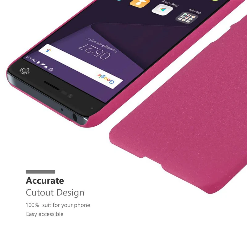 Cadorabo Hülle kompatibel mit ZTE Blade V8 Hard Case Schutzhülle in Frosted Optik gegen Kratzer und Stöße